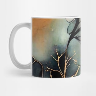 Spring Meadow - Abstract Alcohol Ink Art Mug